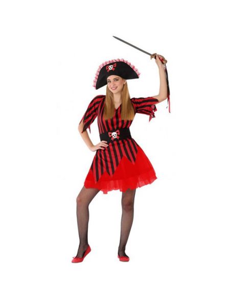 Disfraz de Pirata Rayas Niña Tienda de disfraces online - Mercadisfraces