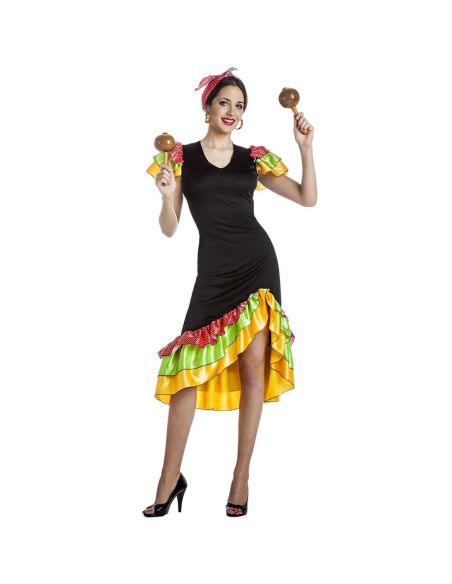 Disfraz de Rumbera Salsera para Adulto Tienda de disfraces online - Mercadisfraces Disfraz de Rumbera Salsera para Adulto Tienda de disfraces online - Mercadisfraces