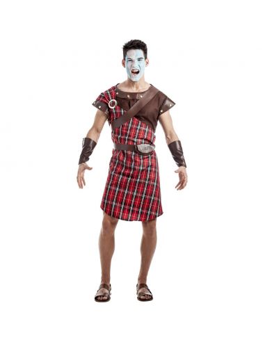 Disfraz de Highlander Escocés Rojo Tienda de disfraces online - Mercadisfraces