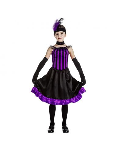 Disfraz de Can Can Purpura para niña Tienda de disfraces online - Mercadisfraces