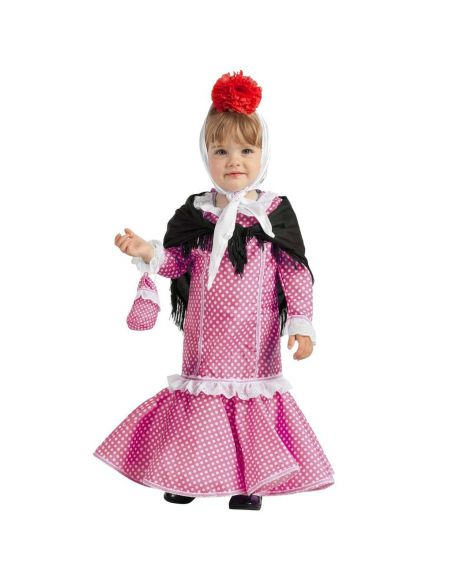 Disfraz de Madrileña Rosa para Niña Tienda de disfraces online - Mercadisfraces