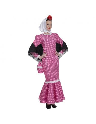 Disfraz de Madrileña Rosa para Mujer Tienda de disfraces online - Mercadisfraces