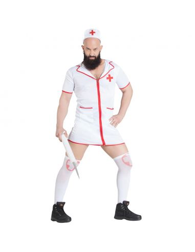 Disfraz de Enfermera para Hombre Tienda de disfraces online - Mercadisfraces