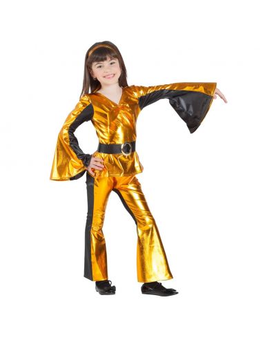 Disfraz de Disco en Dorado Infantil Tienda de disfraces online - Mercadisfraces