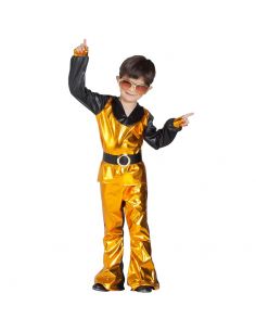Disfraz de Disco Dorado Infantil Tienda de disfraces online - Mercadisfraces