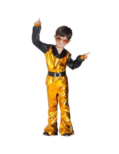 Disfraz de Disco Dorado Infantil Tienda de disfraces online - Mercadisfraces