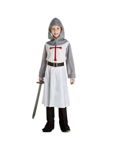 Disfraz Caballero Medieval Blanco Infantil Tienda de disfraces online - Mercadisfraces