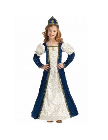 Disfraz de Princesa Medieval Azul Infantil Tienda de disfraces online - Mercadisfraces