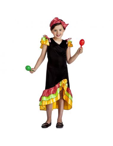 Disfraz de Rumbera Infantil Tienda de disfraces online - Mercadisfraces