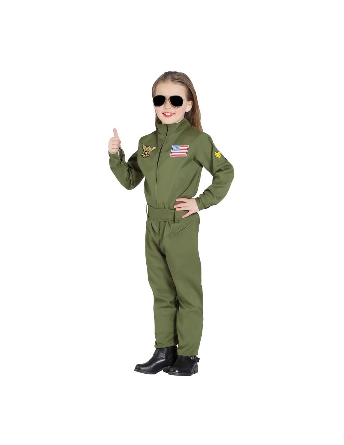 Puro Prominente Gorrión Disfraz de Piloto de Combate Infantil | Tienda de Disfraces Online...