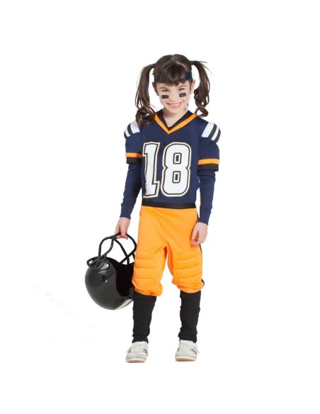Disfraz de Jugadora de Rugby para Niña Tienda de disfraces online - Mercadisfraces