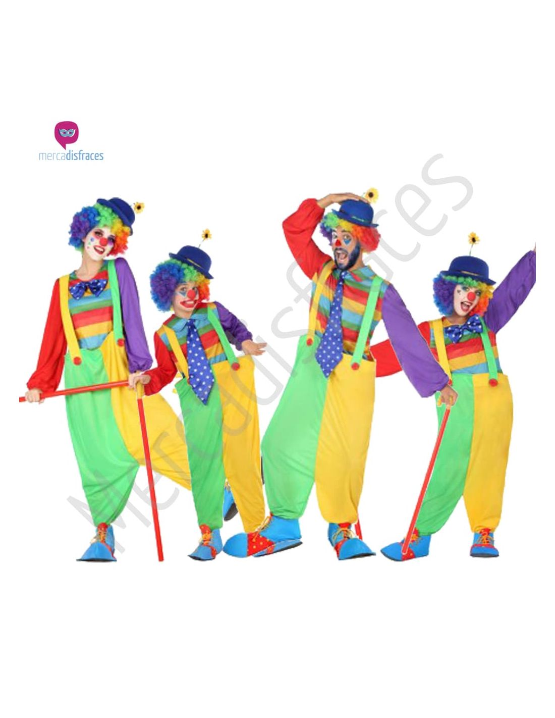 Las mejores ofertas en Talla L Payasos y circo Disfraces multicolor para  niñas
