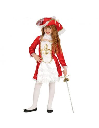 Disfraz de Mosquetera para Niña Tienda de disfraces online - Mercadisfraces