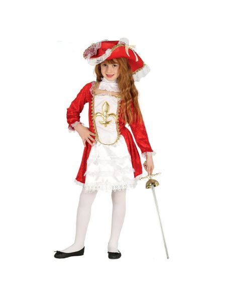 Disfraz de Mosquetera para Niña Tienda de disfraces online - Mercadisfraces