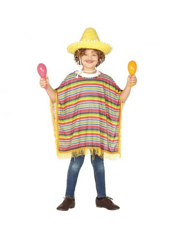 Poncho Mexicano para Infantil Tienda de disfraces online - Mercadisfraces