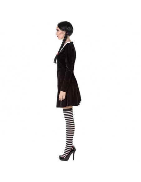 Disfraz Chica Familia Addams para Mujer Tienda de disfraces online - Mercadisfraces