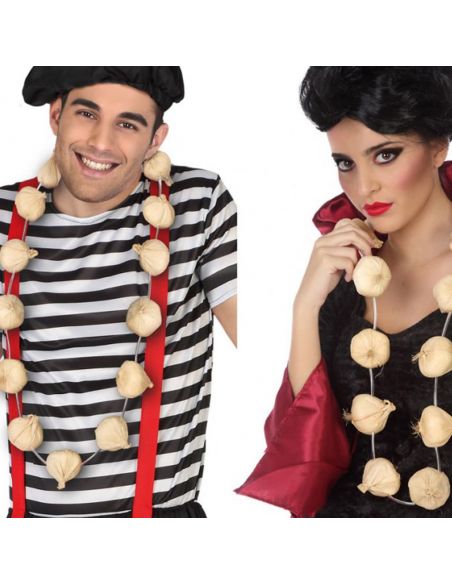 Collar de ajos antivampiros Tienda de disfraces online - Mercadisfraces