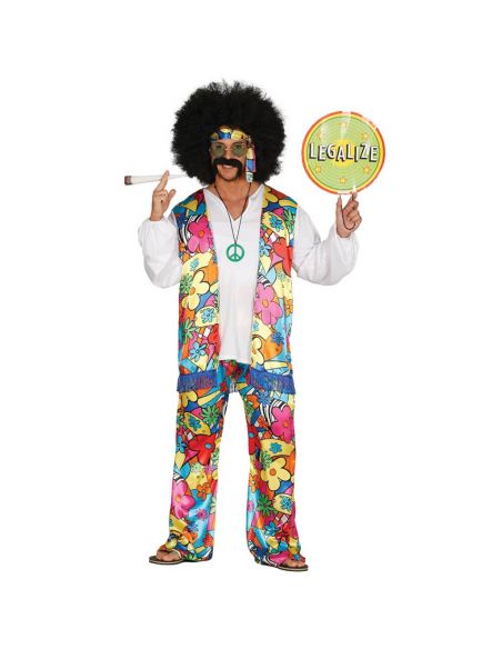 Disfraz de Hippie Arcoíris para Adulto Tienda de disfraces online - Mercadisfraces Disfraz de Hippie Arcoíris para Adulto Tienda de disfraces online - Mercadisfraces