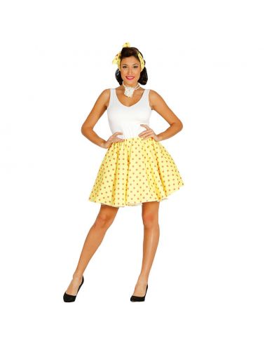 Set Pin Up Amarillo para Mujer Tienda de disfraces online - Mercadisfraces