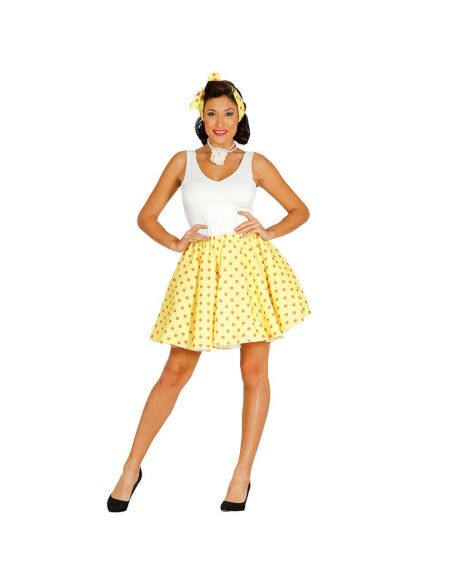 Set Pin Up Amarillo para Mujer Tienda de disfraces online - Mercadisfraces