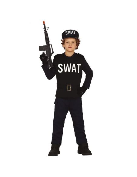 Disfraz de Swat para Niño Tienda de disfraces online - Mercadisfraces Disfraz de Swat para Niño Tienda de disfraces online - Mercadisfraces