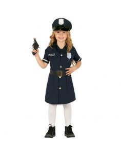 Disfraz de Policía para Niña azul Tienda de disfraces online - Mercadisfraces