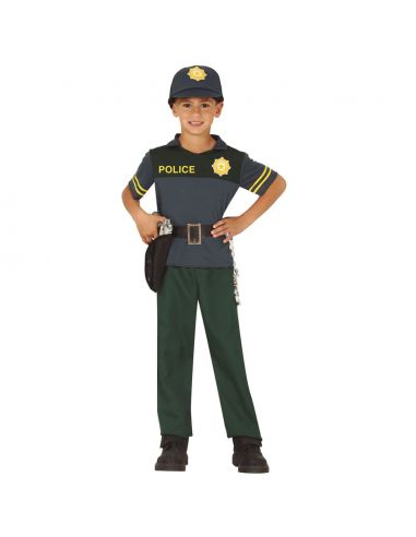 Disfraz de Agente de Policía Infantil Tienda de disfraces online - Mercadisfraces