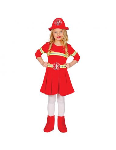 Disfraz de Bombera para Niña Tienda de disfraces online - Mercadisfraces