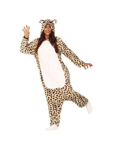Disfraz de Pijama de Leoparda para Adulto Tienda de disfraces online - Mercadisfraces