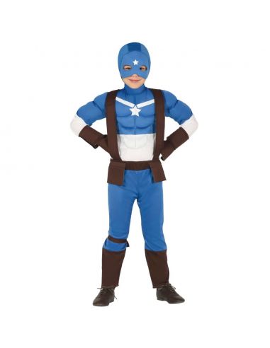 Disfraz de Capitán Superhéroe para Infantil Tienda de disfraces online - Mercadisfraces