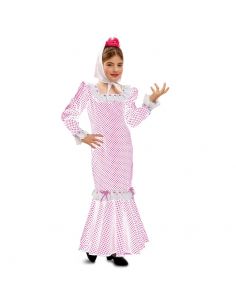 Disfraz Madrileña Blanco niña Tienda de disfraces online - Mercadisfraces