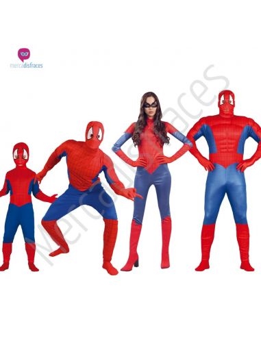 Disfraces para grupos Superheroes Araña Tienda de disfraces online - Mercadisfraces