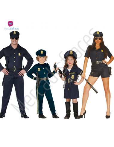 Disfraces para grupos Policias Tienda de disfraces online - Mercadisfraces