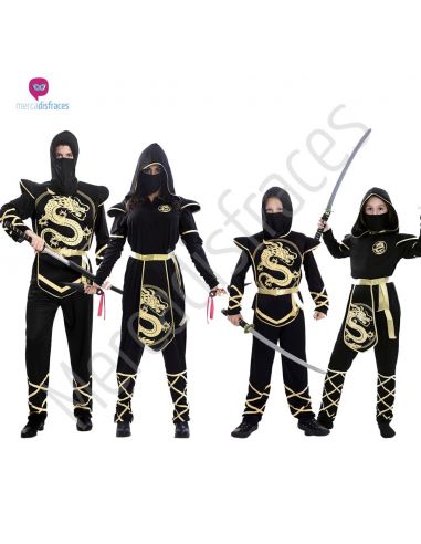 Disfraces originales de Ninjas en grupo Tienda de disfraces online - Mercadisfraces