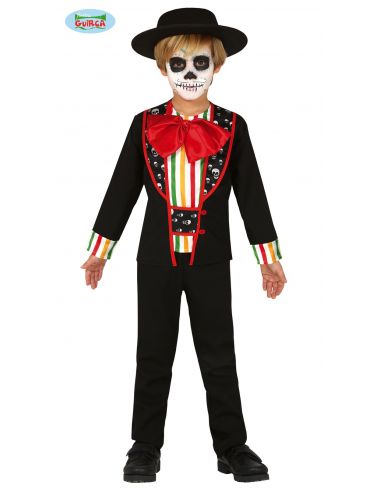 Disfraz de Mejicano Día de los Muertos para niño Tienda de disfraces online - Mercadisfraces