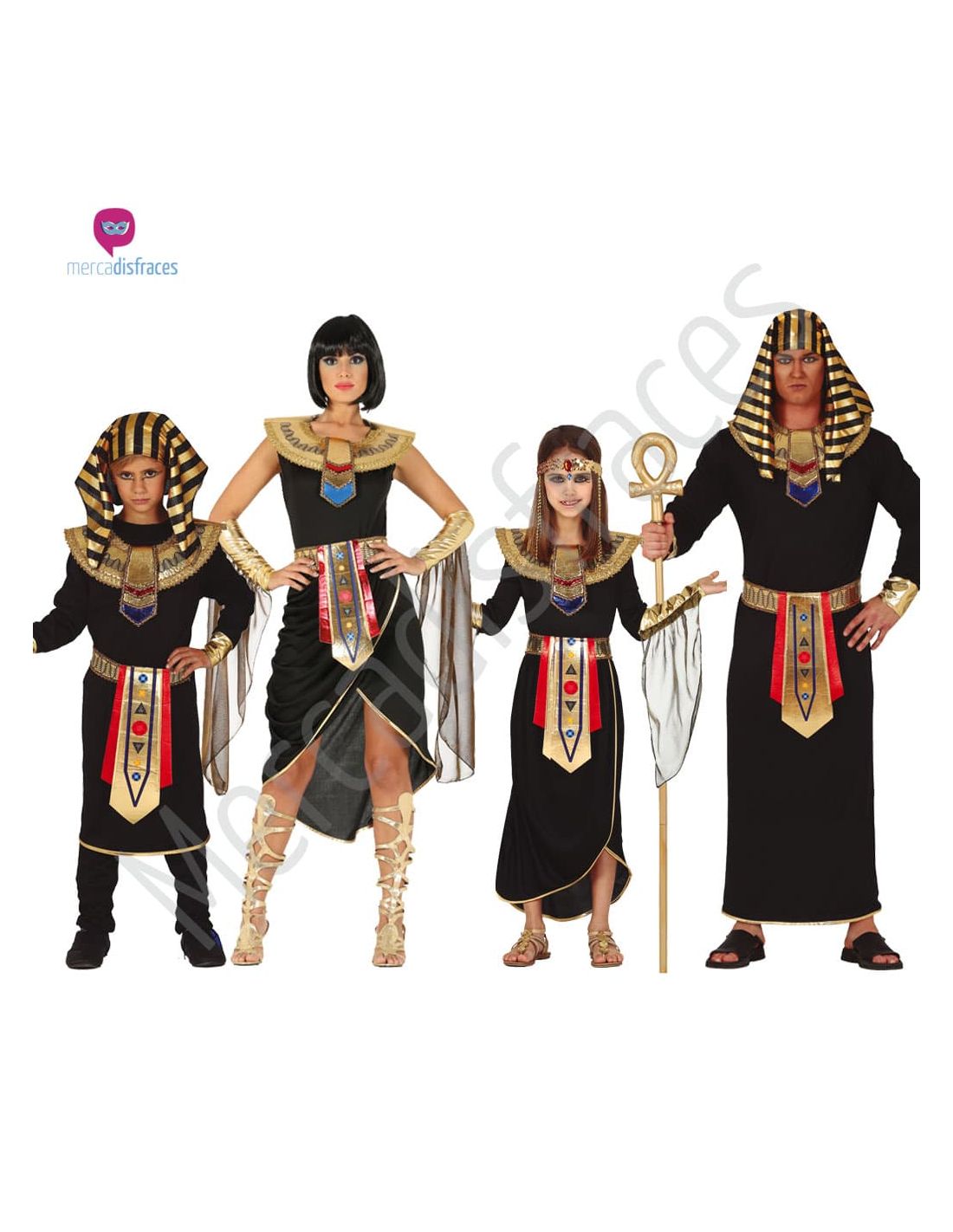 Disfraces para grupos de Reinas egipcias y Faraones | Tienda de Di...