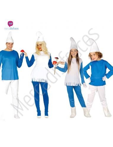 Disfraces para grupos de Pitufos Tienda de disfraces online - Mercadisfraces