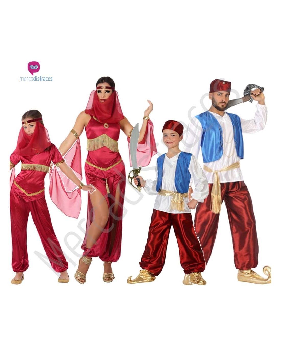 Aladdin - Disfraz de príncipe árabe para adultos, hombres, trajes de cuento  de hadas con sombrero de plumas