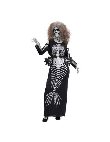Disfraz de Esqueleto de Sirena para Mujer Tienda de disfraces online - Mercadisfraces
