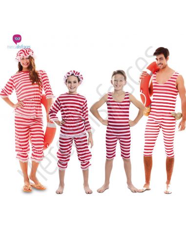 Disfraces para grupos de Bañistas Tienda de disfraces online - Mercadisfraces