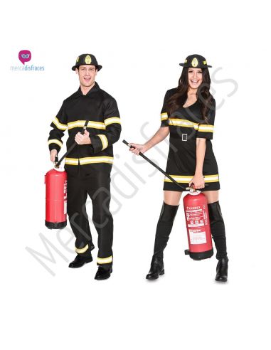 Disfraces Pareja de Bomberos Tienda de disfraces online - Mercadisfraces