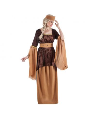 Disfraz Medieval Marrón para mujer Tienda de disfraces online - Mercadisfraces