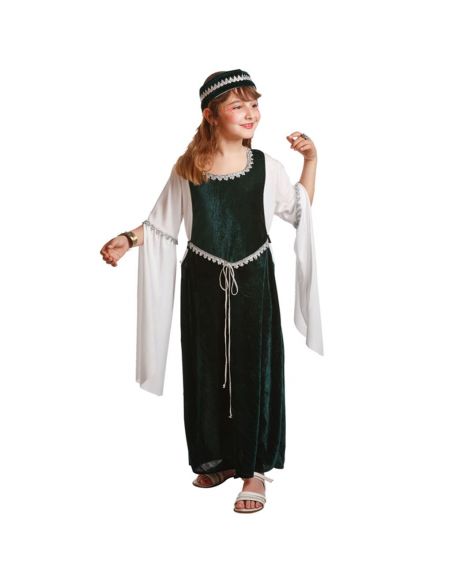 Disfraz Medieval Verde para niña Tienda de disfraces online - Mercadisfraces