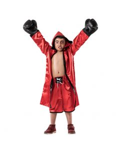 Disfraz Boxeador Rojo para niño Tienda de disfraces online - Mercadisfraces