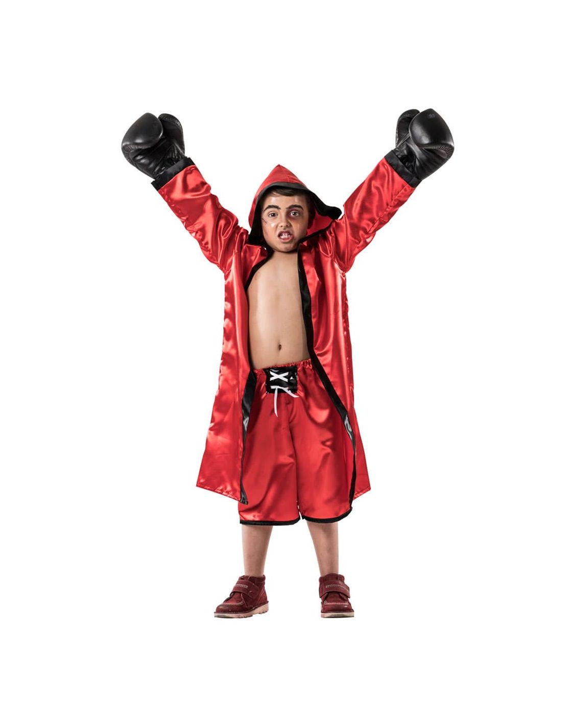 Disfraz Boxeador Rojo para niño