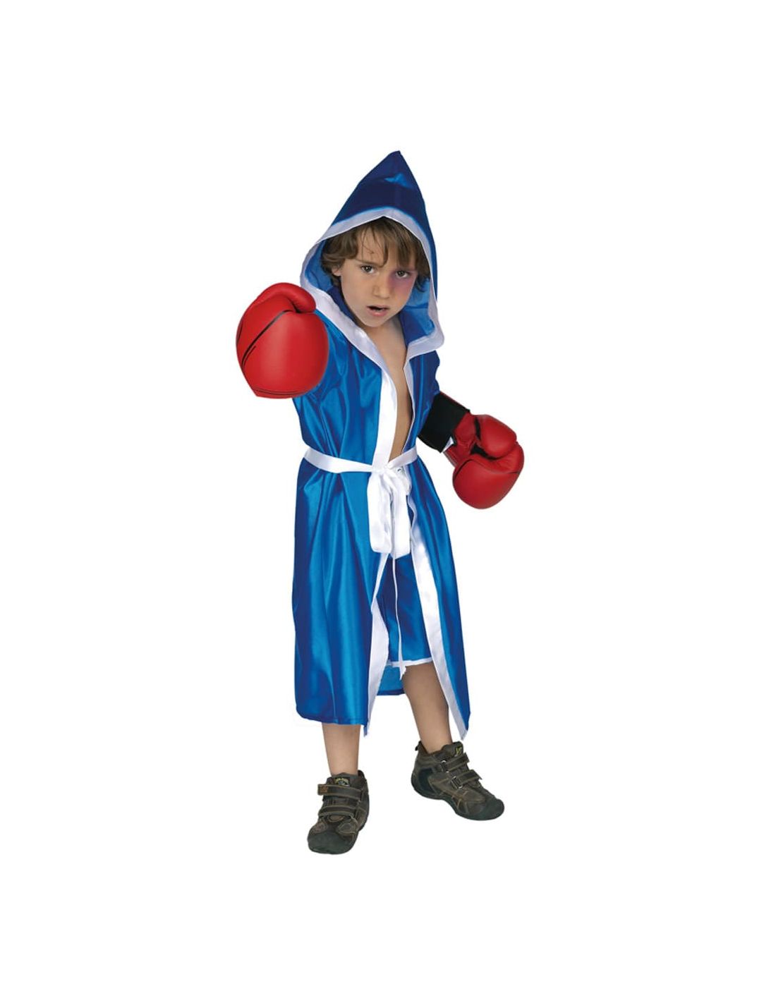 Disfraz De Boxeador Rojo 8-10 Años
