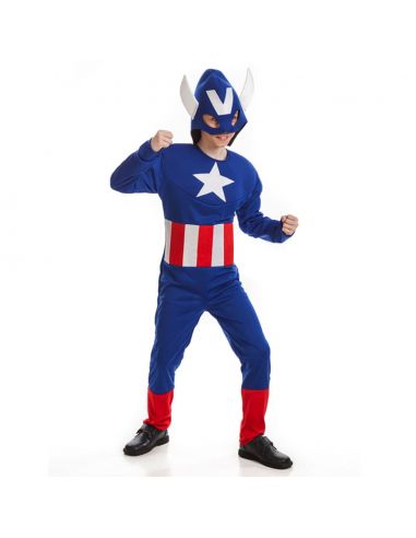 Disfraz de Héroe Americano para Niño Tienda de disfraces online - Mercadisfraces
