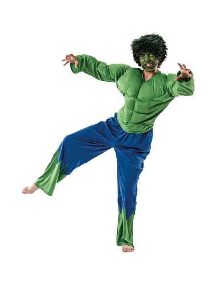 Disfraz de Forzudo Verde para Niño Tienda de disfraces online - Mercadisfraces