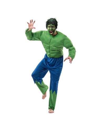 Disfraz de Forzudo Verde para Hombre Tienda de disfraces online - Mercadisfraces