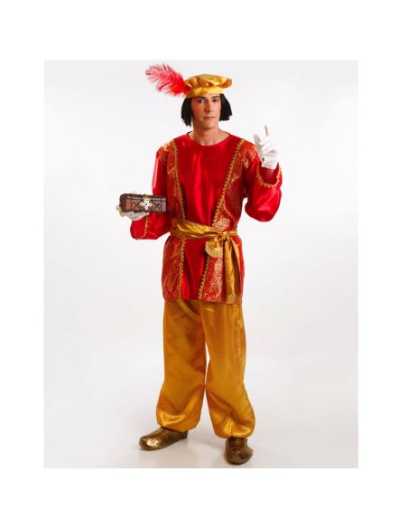 Disfraz de Paje Gaspar para Hombre Tienda de disfraces online - Mercadisfraces Disfraz de Paje Gaspar para Hombre Tienda de disfraces online - Mercadisfraces